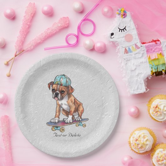 Boxerpapier-Platte für Wasserfarben Pappteller (Party)