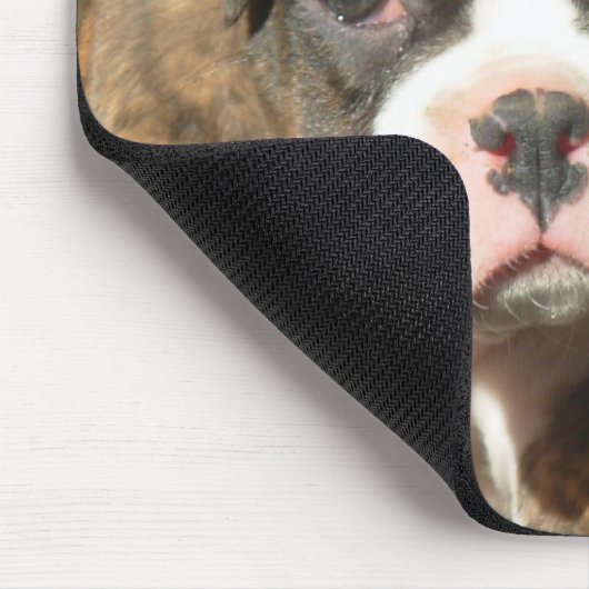 Boxerpuppen Mousepad (Ecke)