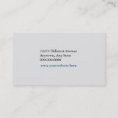 Boxers Orange Blue Visitenkarte (Rückseite)