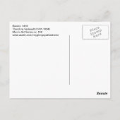 Boxers von Gericault Fine Art Lithograph Postkarte (Rückseite)