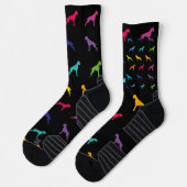 Boxersocken Muster Regenbogen Socken (Links)