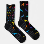 Boxersocken Muster Regenbogen Socken (Rechts)