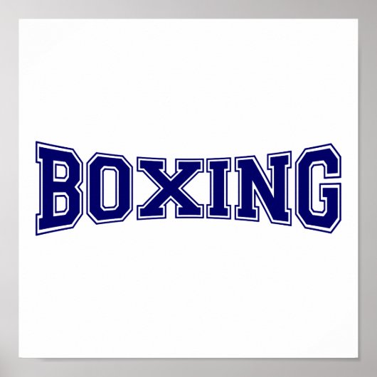 Boxerstil Poster (Vorne)