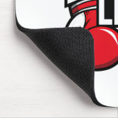 Boxertraining für sportliche Boxer Mousepad (Ecke)