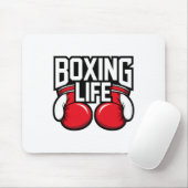 Boxertraining für sportliche Boxer Mousepad (Mit Mouse)
