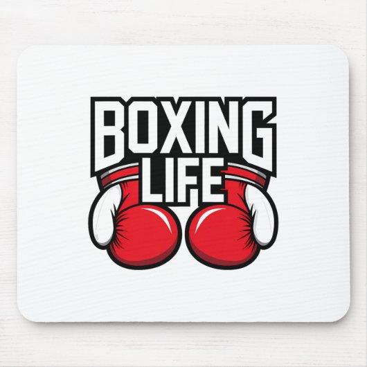Boxertraining für sportliche Boxer Mousepad (Vorne)