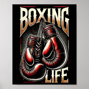 Boxertraining für sportliche Boxer Poster