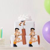 Boxertraining mit Stanzbeutel Geschenkpapier