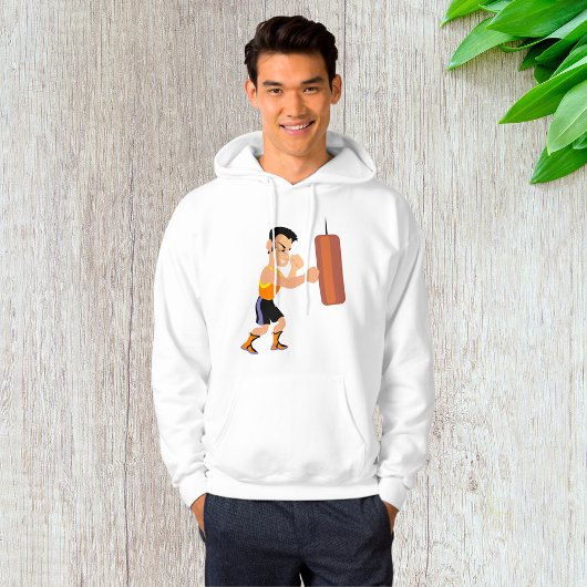 Boxertraining mit Stanzbeutel Hoodie