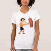 Boxertraining mit Stanzbeutel T-Shirt (Vorderseite)
