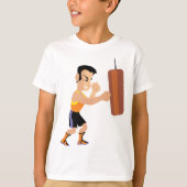 Boxertraining mit Stanzbeutel T-Shirt (Vorderseite)