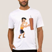 Boxertraining mit Stanzbeutel T-Shirt (Vorderseite)