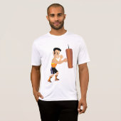 Boxertraining mit Stanzbeutel T-Shirt (Vorne ganz)