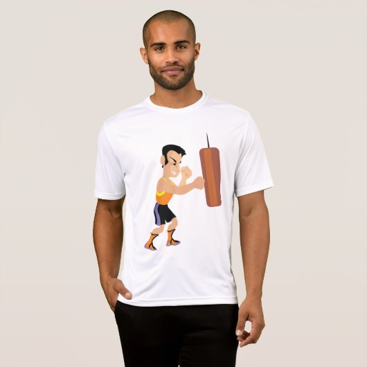 Boxertraining mit Stanzbeutel T-Shirt (Vorne ganz)