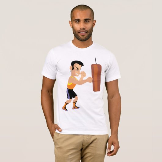 Boxertraining mit Stanzbeutel T-Shirt (Vorne ganz)