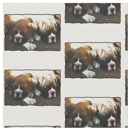 Boxerwelpe Gewohnheits-Gewebe Stoff (Nahaufnahme)