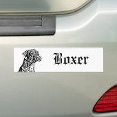 Boxerwelpe Kunst-Autoaufkleber Autoaufkleber (Auf Auto)