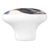 Boxerwelpen-Fachgriff Keramikknauf (Seitenansicht)