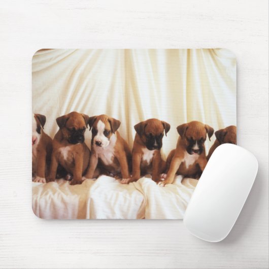 Boxerwelpen-Mausunterlage Mousepad (Mit Mouse)
