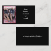 Boxerwelpen-Visitenkarte Visitenkarte (Vorne/Hinten)