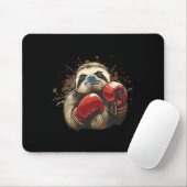 Boxfauler mit Boxhandschuhen Kickboxen Lustig B Mousepad (Mit Mouse)