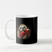 Boxfauler mit Boxhandschuhen Kickboxen Lustiger Bo Kaffeetasse (Links)