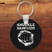 Boxfaustpunch Knuckle Sandwich Boxer Fighter Schlüsselanhänger (Vorderseite)