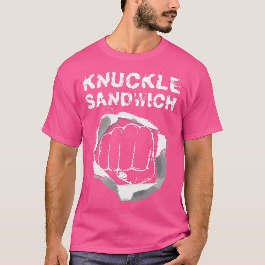 Boxfaustpunch Knuckle Sandwich Boxer Fighter T-Shirt (Vorderseite)