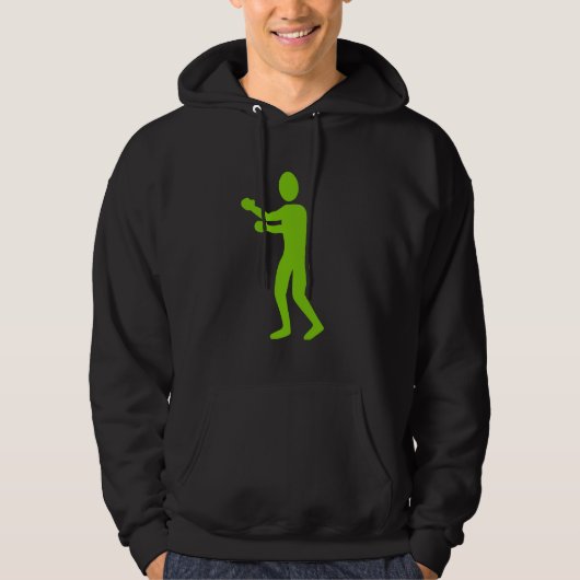 Boxfigur: Martian Green Hoodie (Vorderseite)
