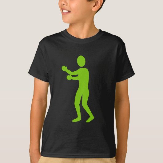 Boxfigur: Martian Green T-Shirt (Vorderseite)