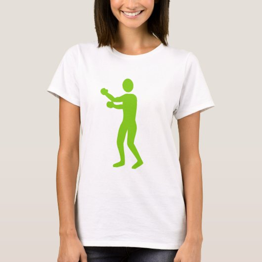 Boxfigur: Martian Green T-Shirt (Vorderseite)
