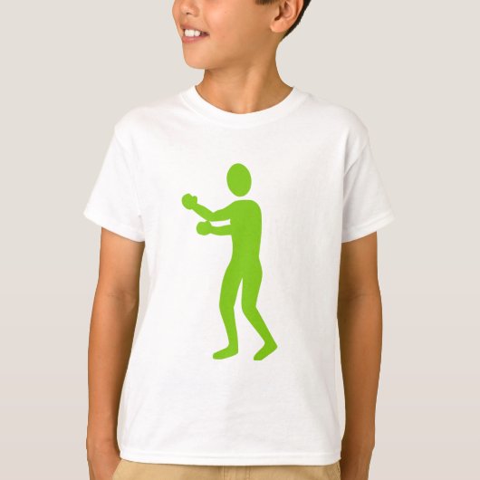 Boxfigur: Martian Green T-Shirt (Vorderseite)