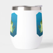 Boxfish - Designgradientenblauer Hintergrund | (Links)
