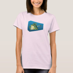 Boxfish - Designgradientenblauer Hintergrund   T-Shirt