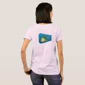 Boxfish - Designgradientenblauer Hintergrund | T-Shirt (Schwarz voll)