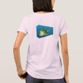 Boxfish - Designgradientenblauer Hintergrund | T-Shirt (Rückseite)