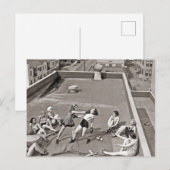 Boxfrauen auf einem Dach 1938 Vintag Postkarte (Vorne/Hinten)