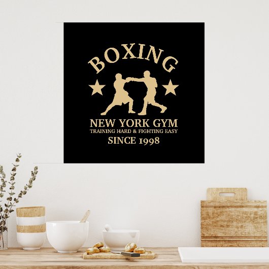Boxgym, Pro Fighters Poster (Küche)
