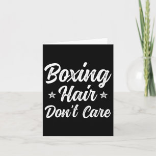 Boxhair Keine Sorge für lustiges Geschenk der Kamp Karte