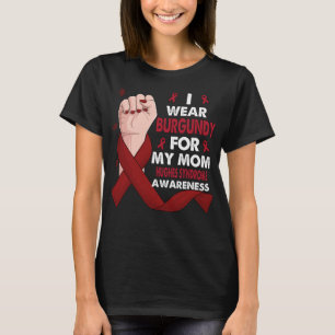 Boxhand trage ich Burgund für meine Mama HUGHES T-Shirt
