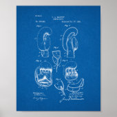 Boxhandpatent - Blueprint Poster (Vorne)