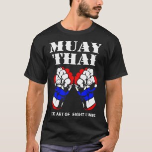 Boxhandschlag Kickboxen Die Kunst der 8 Gliedmaßen T-Shirt