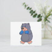 Boxhandschuh-Boxer Boxen Postkarte (Stehend Vorderseite)