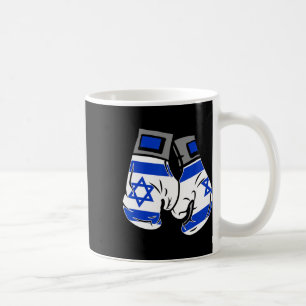 Boxhandschuh mit der Flagge Israels Kaffeetasse