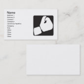 Boxhandschuh Visitenkarte (Vorne/Hinten)