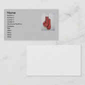 Boxhandschuh-Visitenkarte Visitenkarte (Vorne/Hinten)