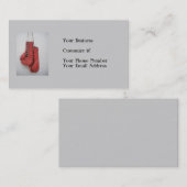 Boxhandschuh-Visitenkarten Visitenkarte (Vorne/Hinten)