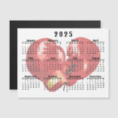 Boxhandschuhe 2025 Kalender Magnetkarte (Vorne/Hinten)
