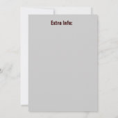 Boxhandschuhe Bachelor Party Einladungen (Rückseite)