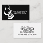 Boxhandschuhe, Boxer, Boxtrainer Visitenkarte (Vorne/Hinten)